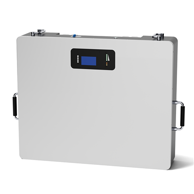 51,2 V 100AH ​​seinälle asennettu akkulaatikko